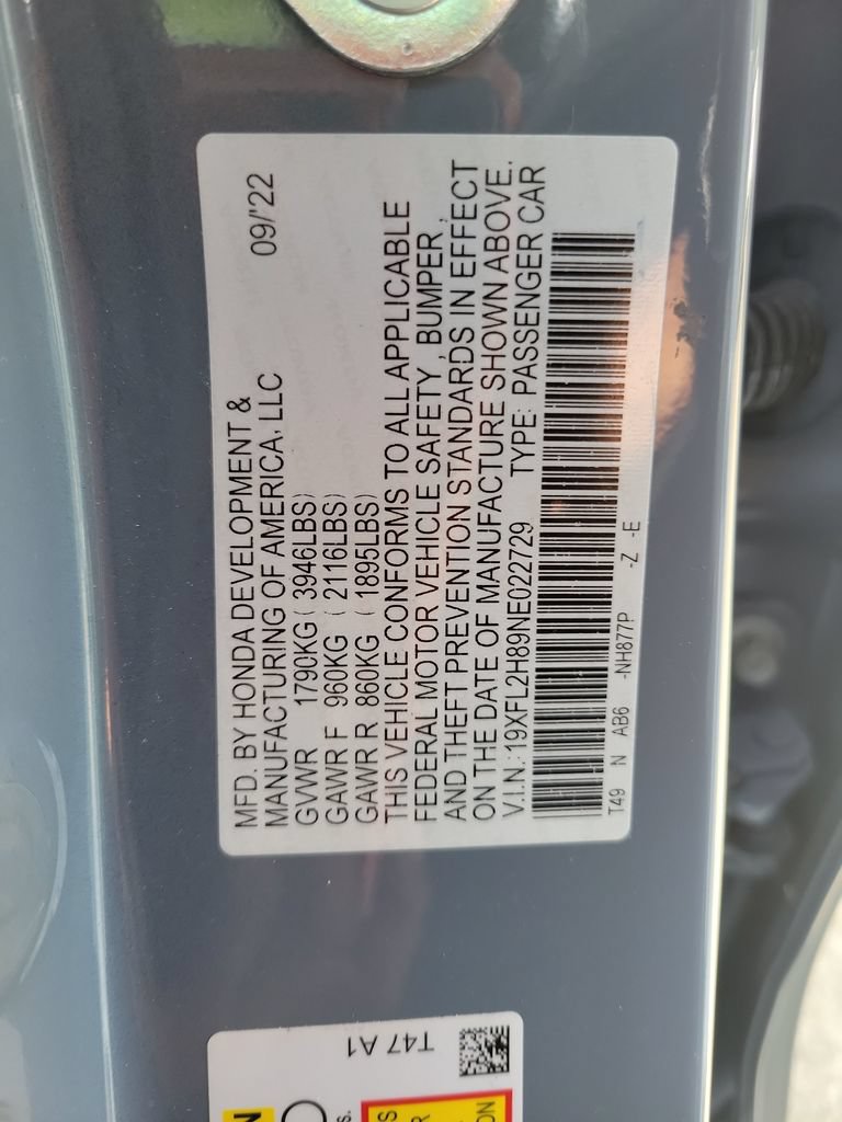 Used 2022 Honda Civic Sport image 34