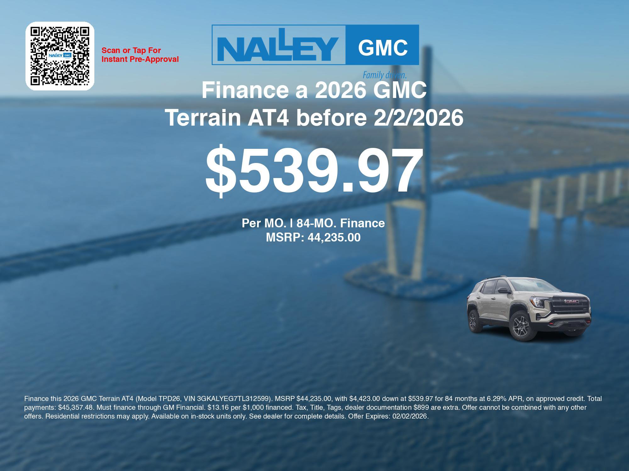 New 2026 GMC Terrain AT4 w/ Technology Package II image 7