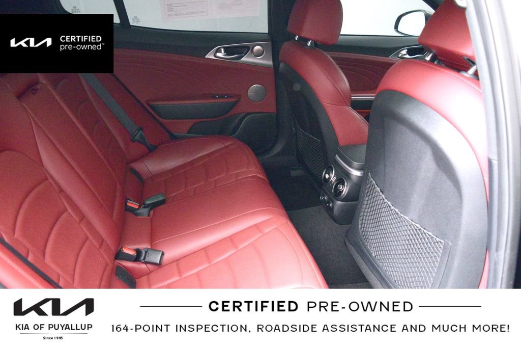 Certified 2022 Kia Stinger GT2 w/ Red Interior Color Package RWD image 15