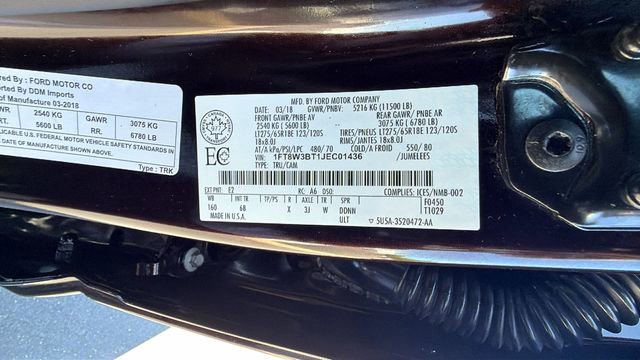 Used 2018 Ford F350 Lariat w/ Camper Package AWD/4WD image 34
