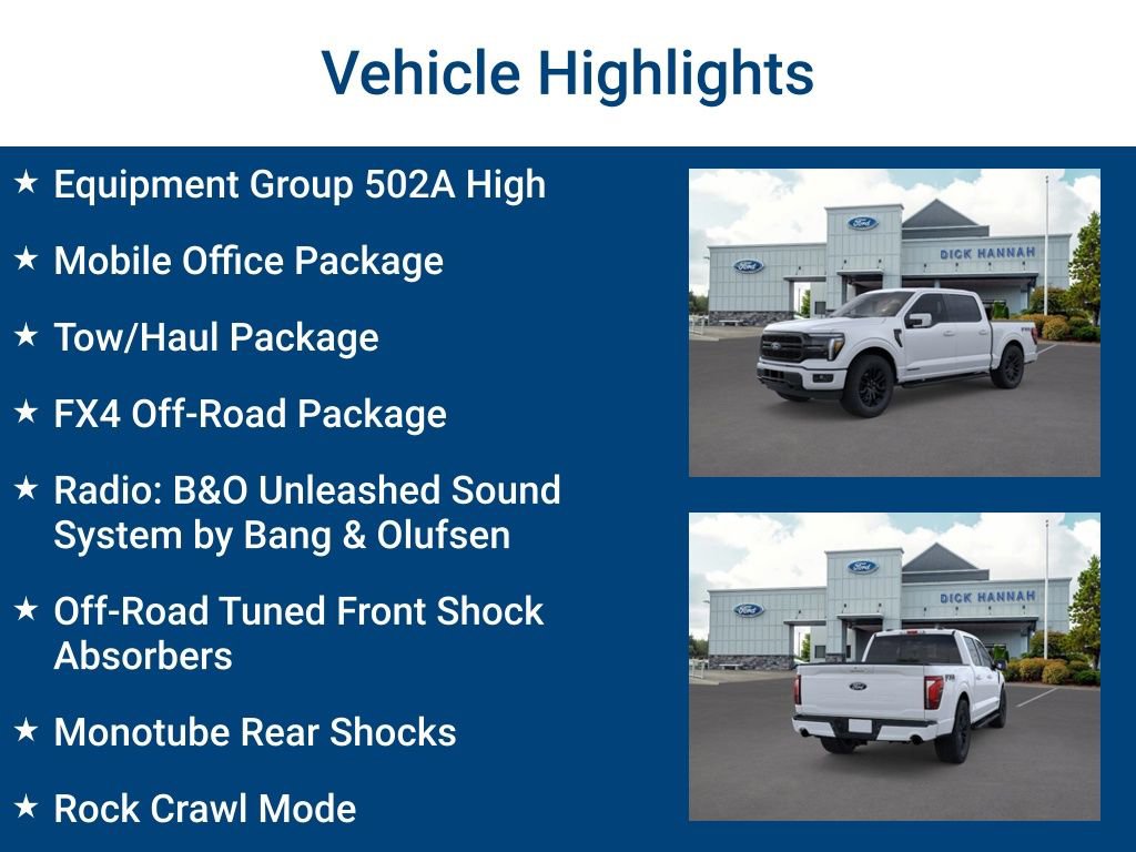 New 2025 Ford F150 Lariat w/ Equipment Group 502A High image 3