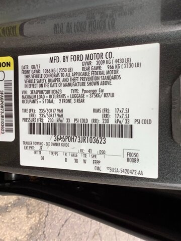 Used 2018 Ford Fusion SE FWD image 23