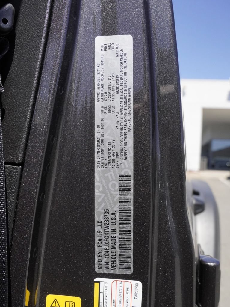 New 2026 Jeep Wrangler Unlimited Rubicon w/ Safety Group AWD/4WD image 30