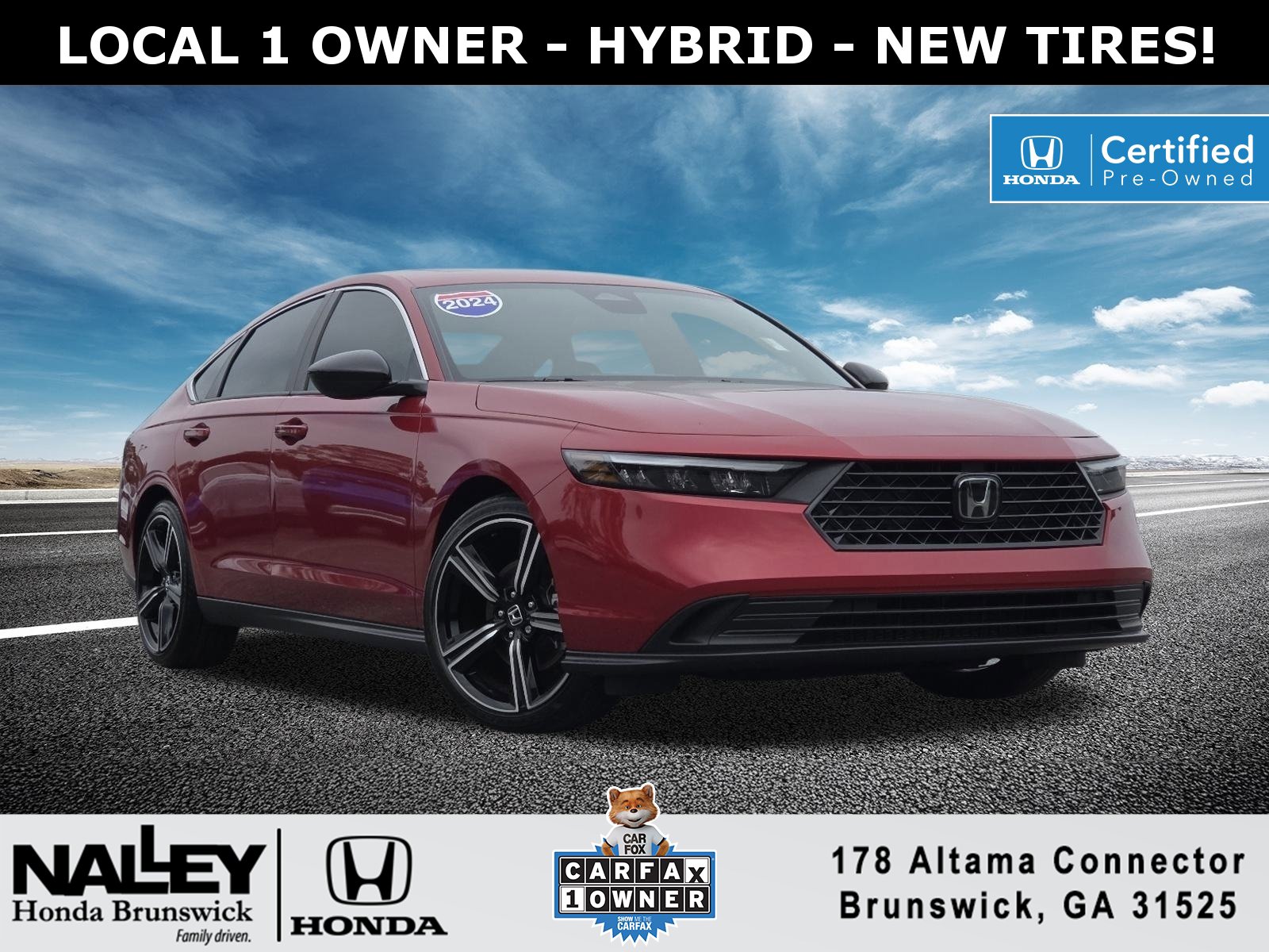 Certified 2024 Honda Accord Sport