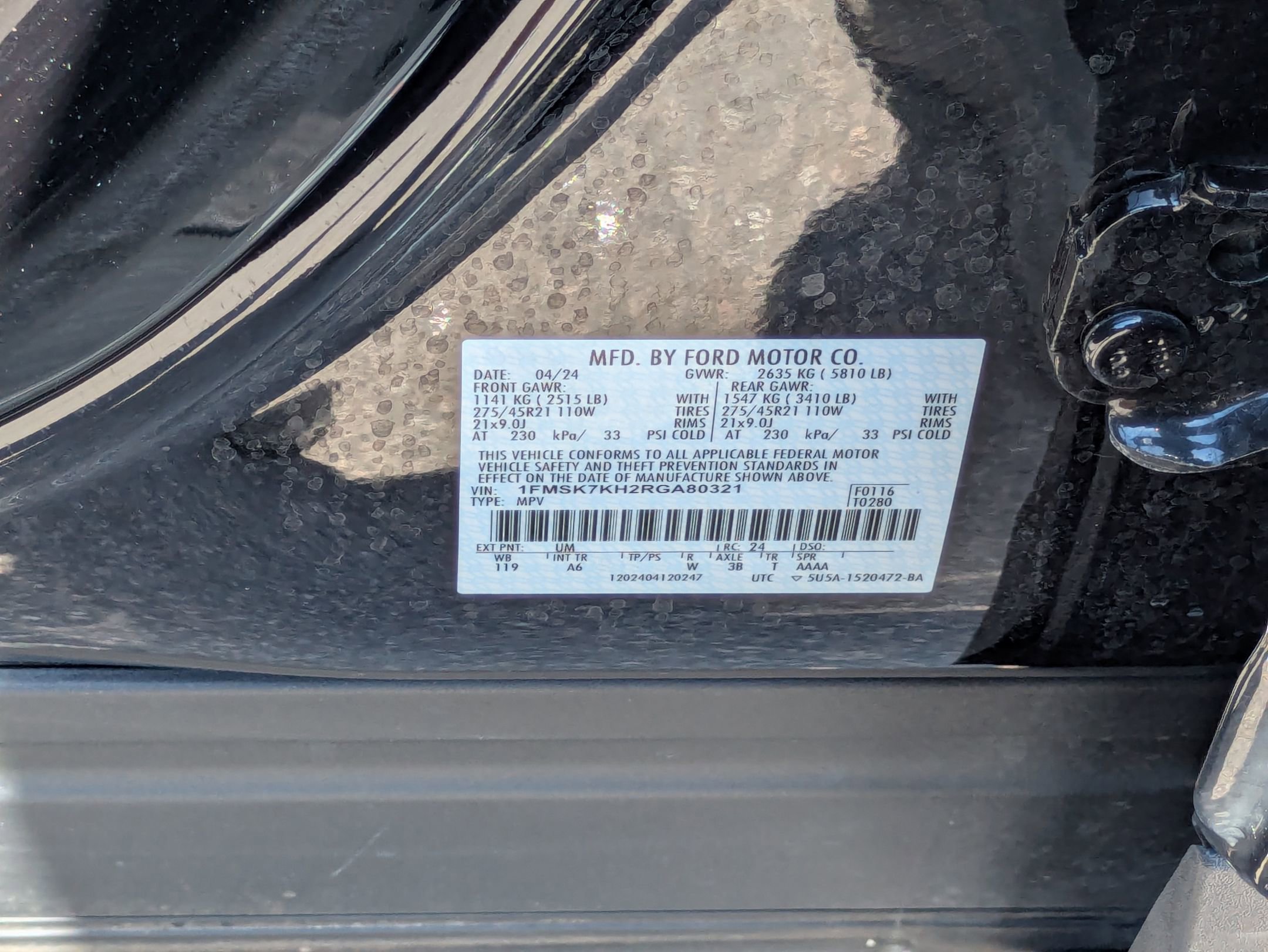 Certified 2024 Ford Explorer ST-Line w/ Class IV Trailer Tow Package RWD image 42