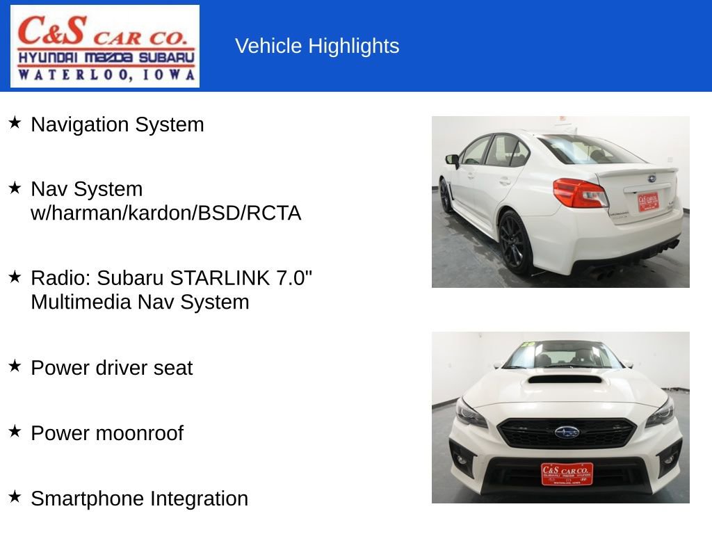 Used 2020 Subaru WRX Limited image 7