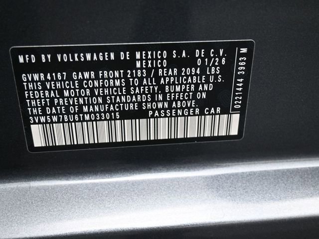 New 2026 Volkswagen Jetta S image 20