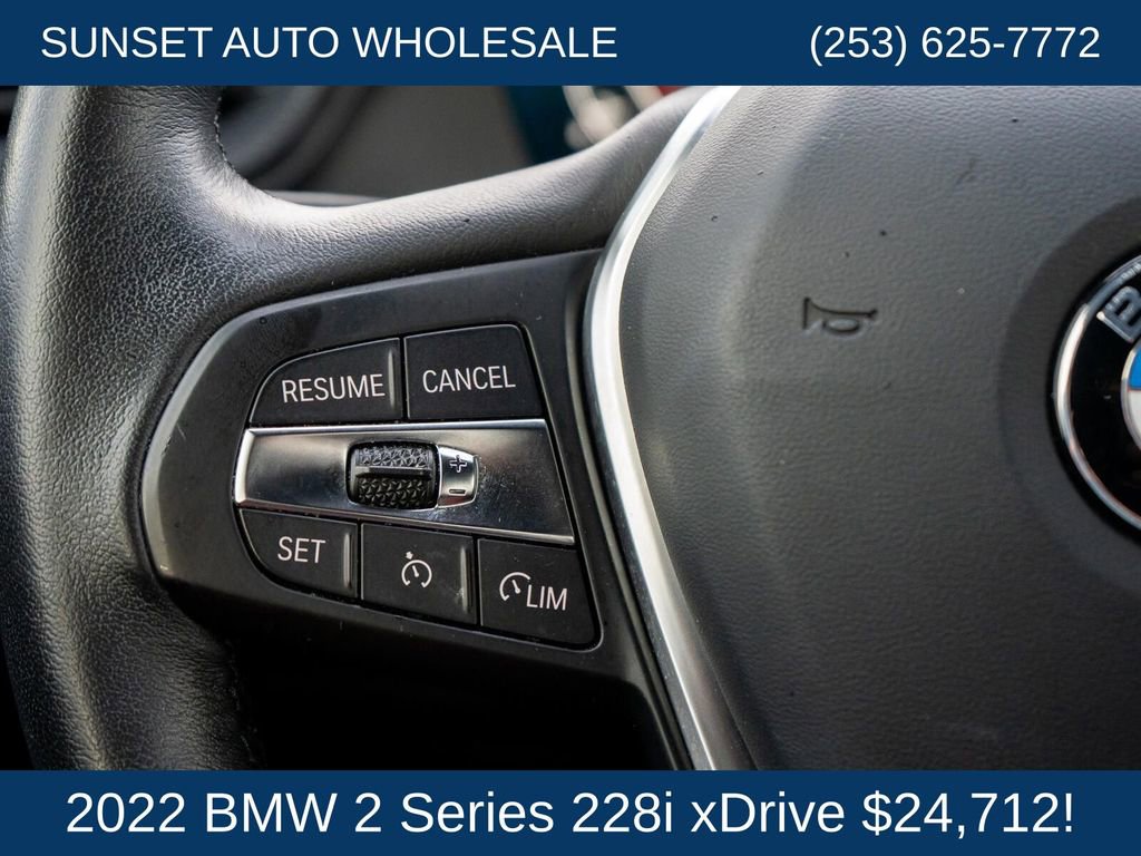 Used 2022 BMW 228i xDrive Gran Coupe w/ Convenience Package AWD/4WD image 48