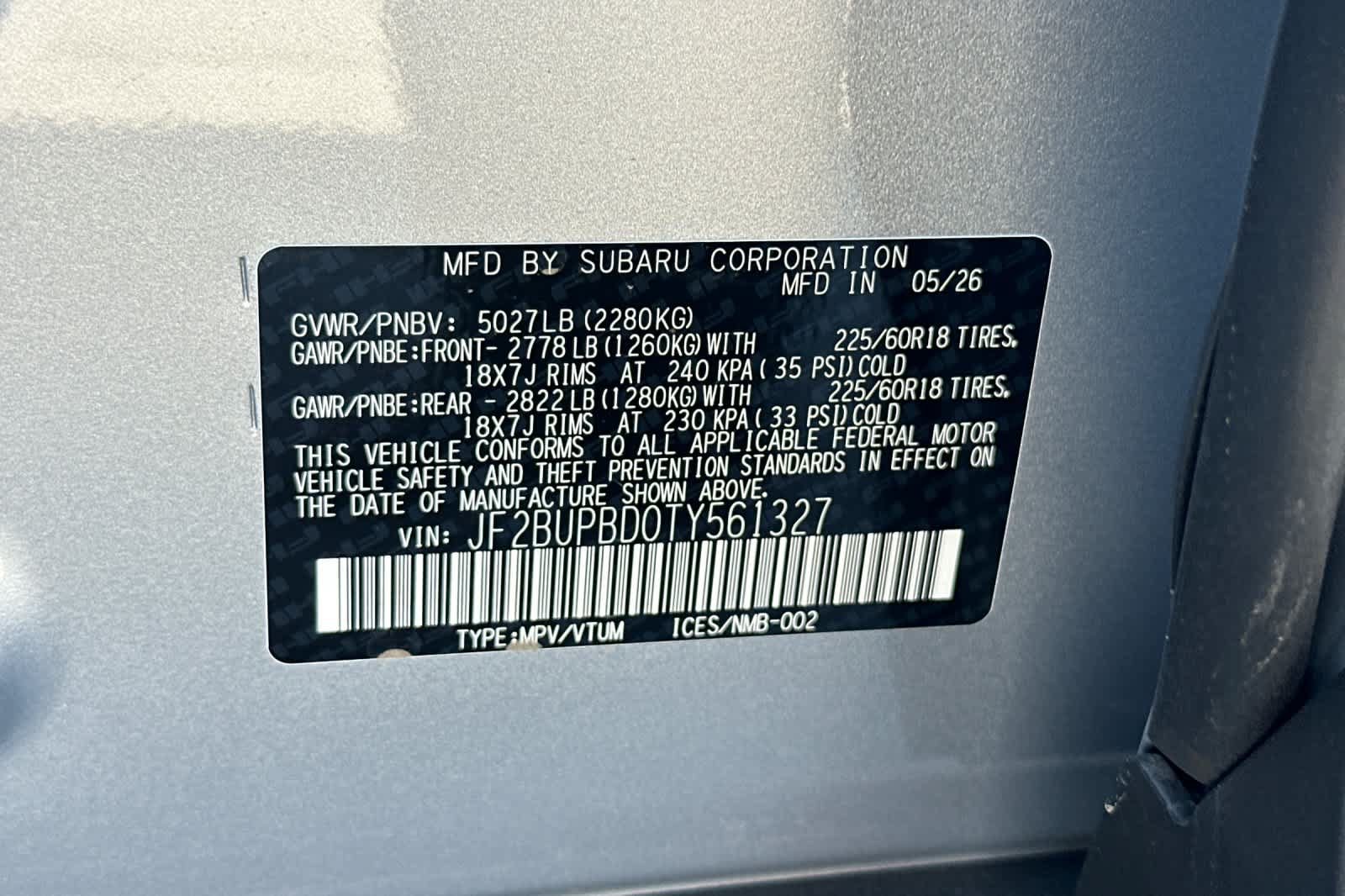New 2026 Subaru Outback Premium AWD/4WD image 34
