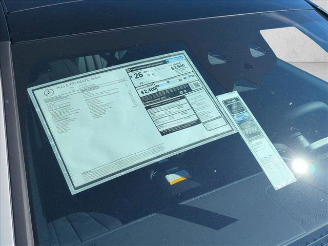 New 2026 Mercedes-Benz E 450 4MATIC Sedan image 18