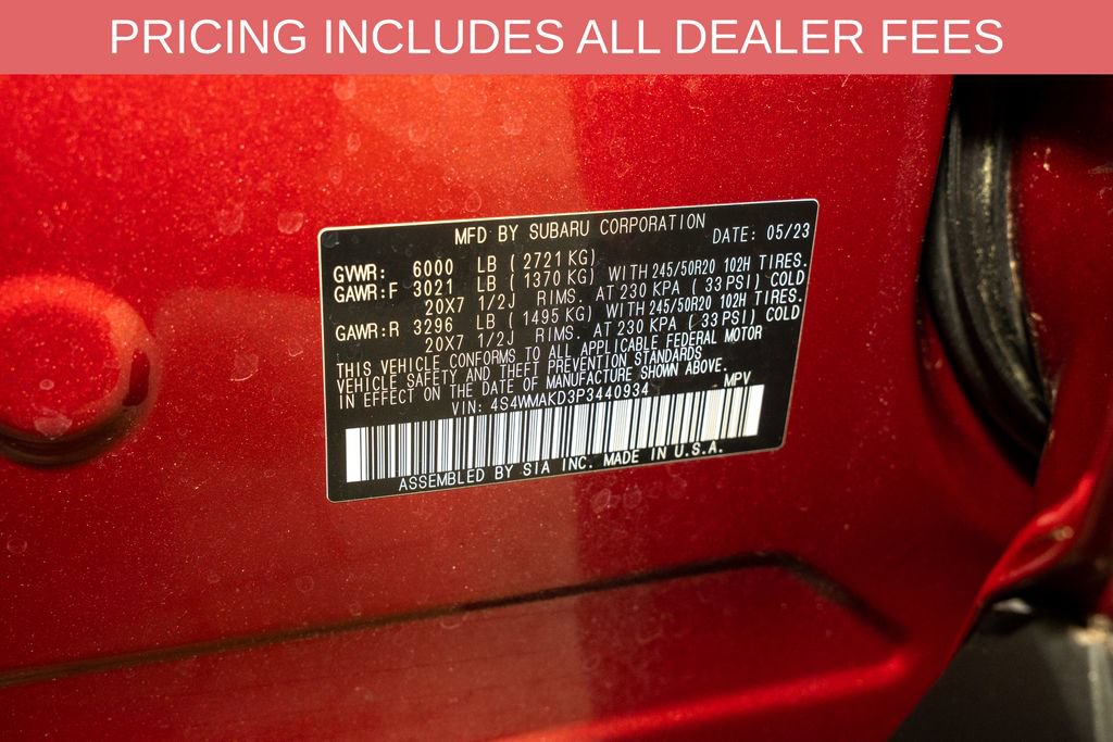 Used 2023 Subaru Ascent Onyx Edition Limited AWD/4WD image 24