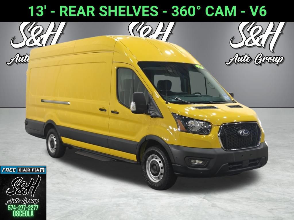 Used 2022 Ford Transit 250 148 High Roof Extended w/ Parcel Delivery Package RWD image 1