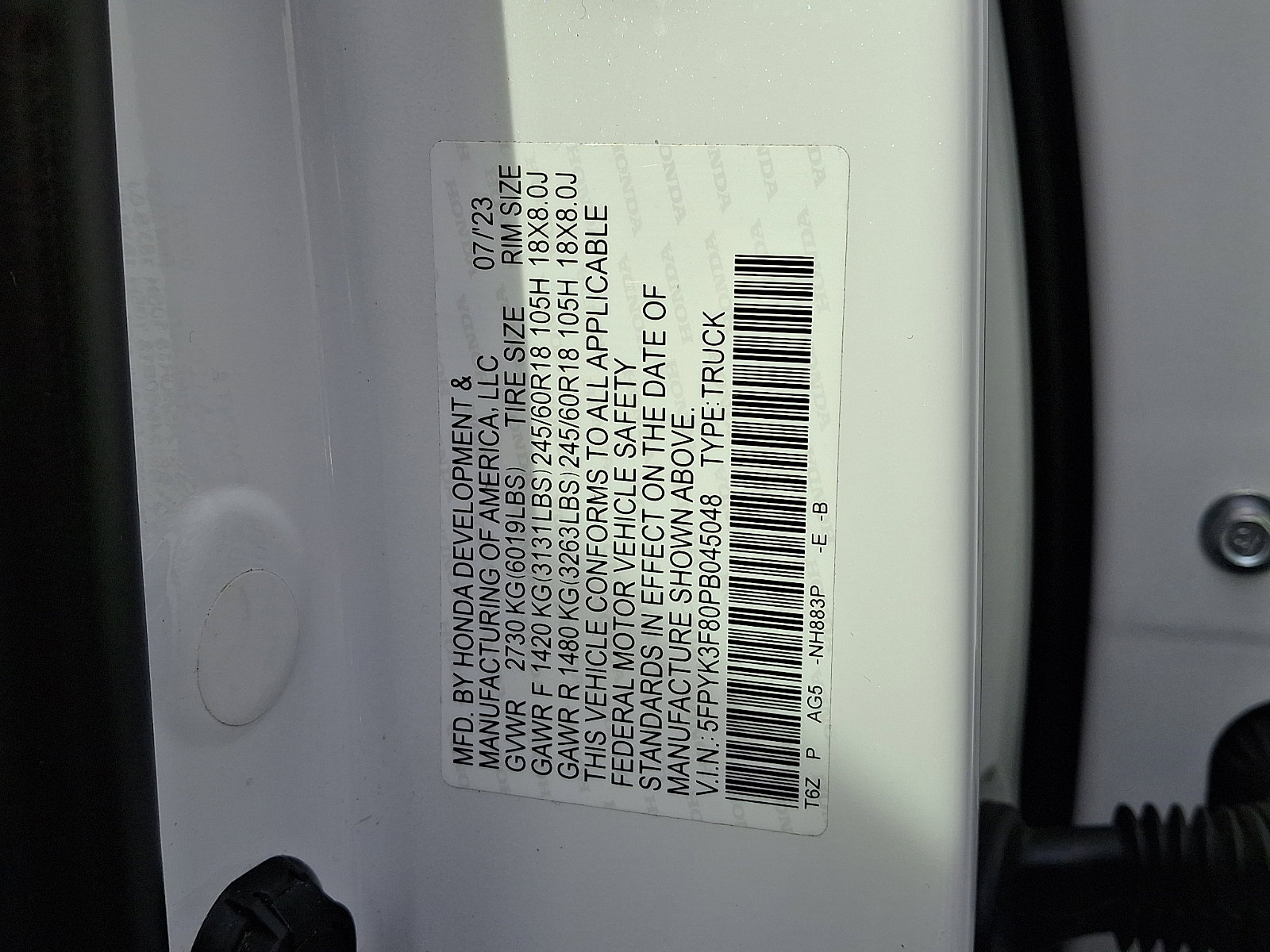 Certified 2023 Honda Ridgeline Black Edition image 21