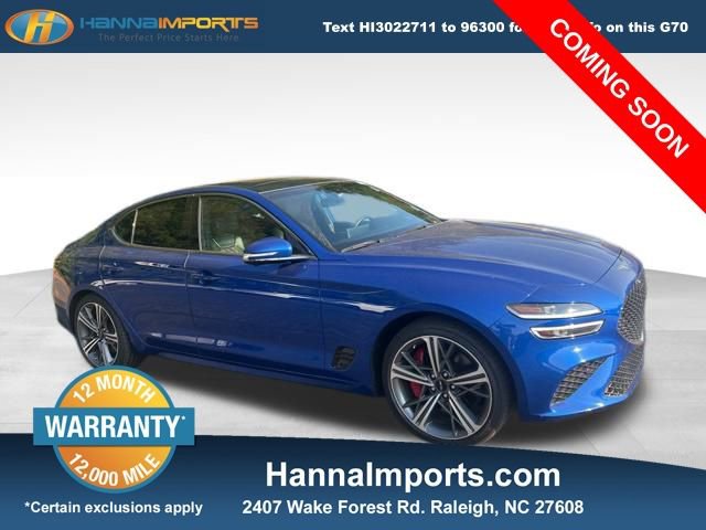 Used 2025 Genesis G70 3.3T Advanced w/ Sport Prestige Package image 1