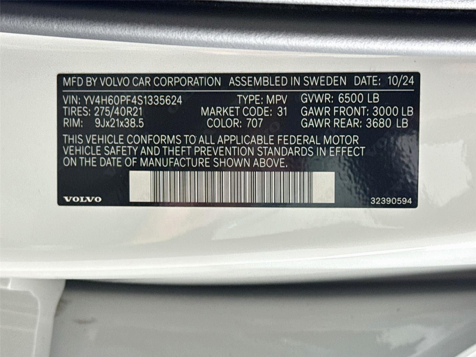 Used 2025 Volvo XC90 T8 Ultra w/ Protection Package Premier AWD/4WD image 35