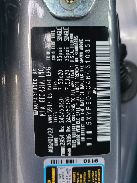 Certified 2022 Kia Telluride S AWD/4WD image 29