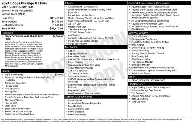 Used 2024 Dodge Durango GT image 21