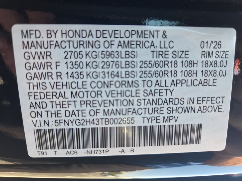 Used 2026 Honda Pilot EX-L image 35