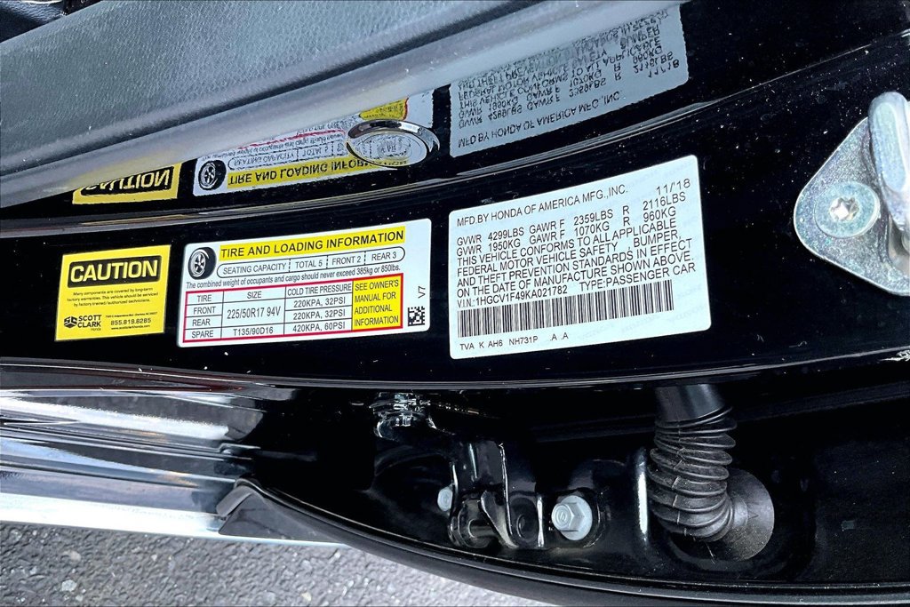 Used 2019 Honda Accord EX image 16