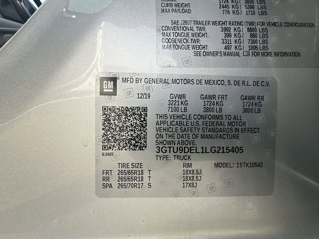 Certified 2020 GMC Sierra 1500 SLT w/ X31 Off-Road Package image 33