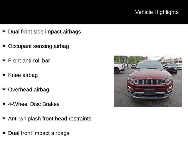 Used 2021 Jeep Compass Limited w/ Sun and Sound Group AWD/4WD image 22