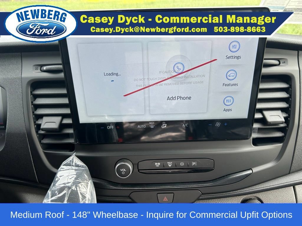 New 2026 Ford Transit 250 148 Medium Roof w/ Load Area Protection Package RWD image 12