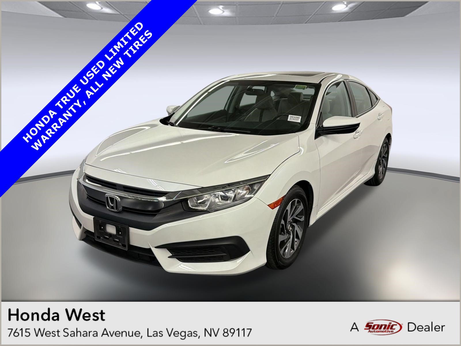 Certified 2017 Honda Civic EX image 1