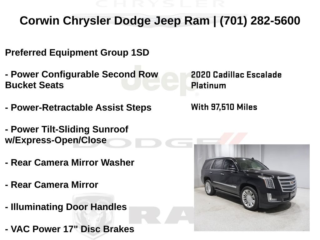 Used 2020 Cadillac Escalade Platinum AWD/4WD image 6