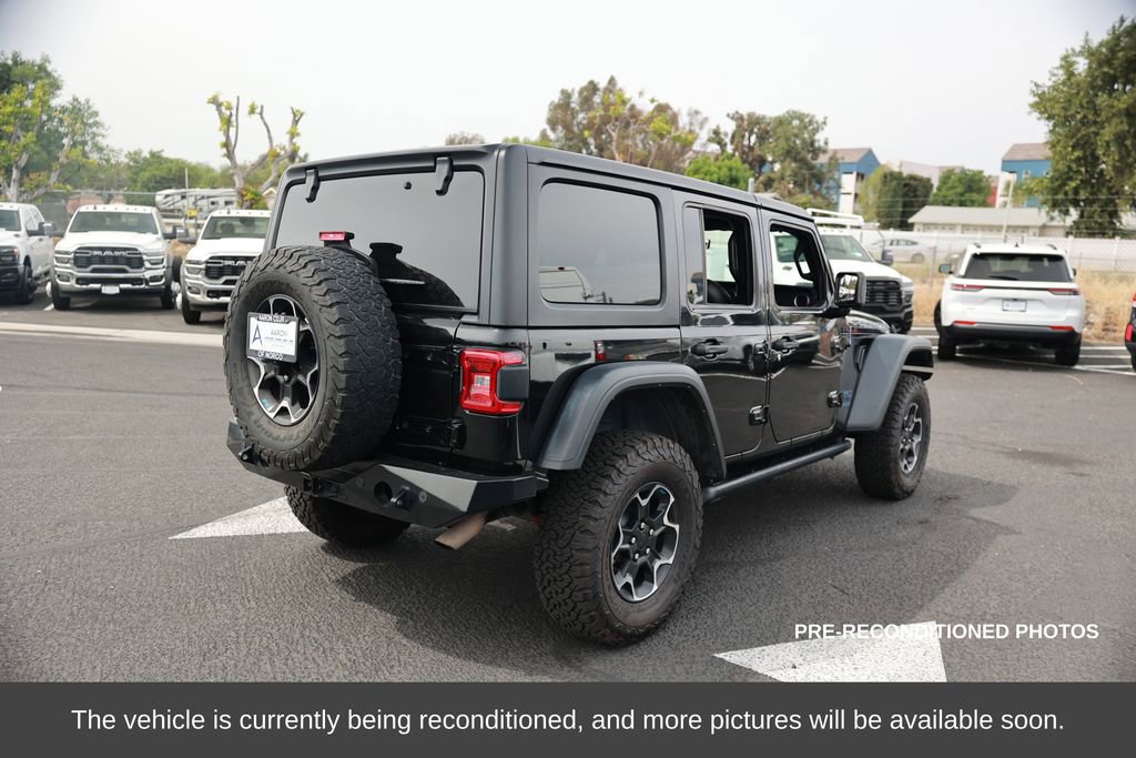 Used 2022 Jeep Wrangler Unlimited Rubicon 4xe w/ Cold Weather Group image 5