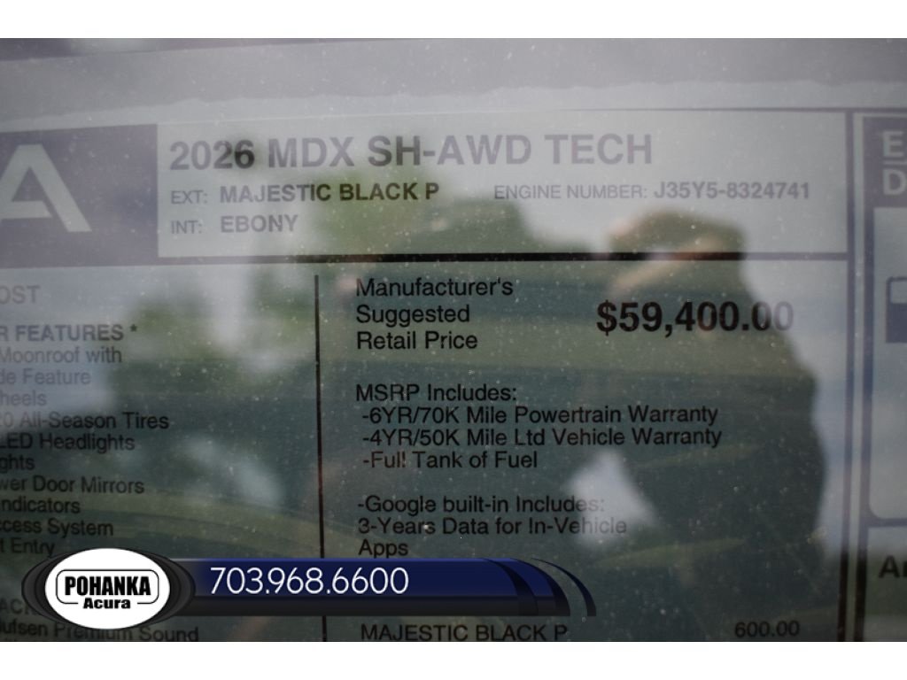 New 2026 Acura MDX w/ Technology Package AWD/4WD image 40