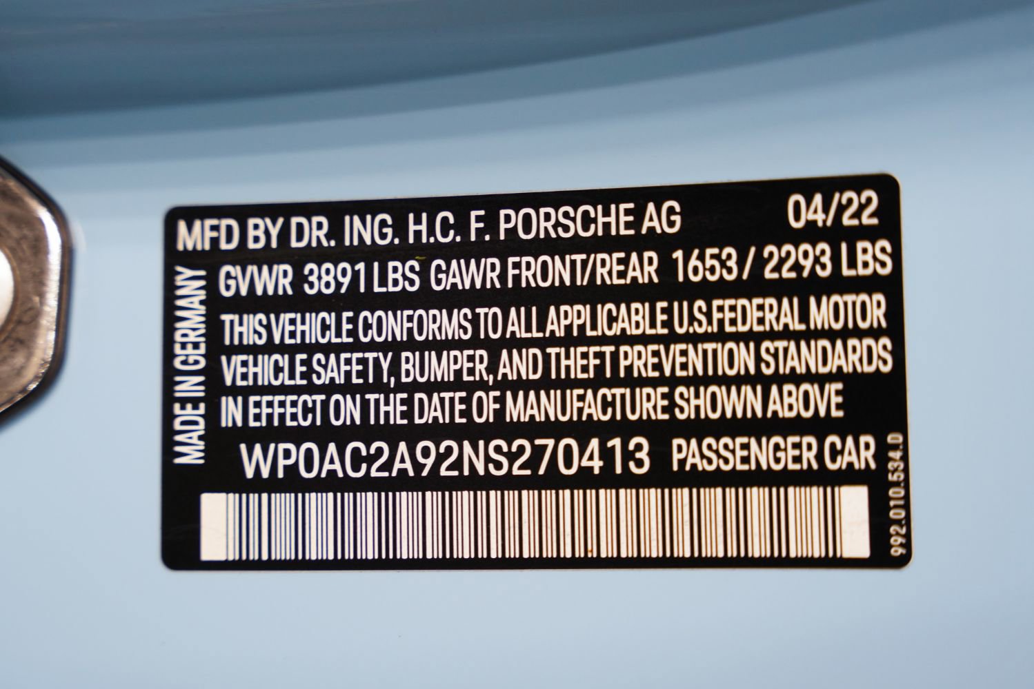 Used 2022 Porsche 911 GT3 RWD image 45