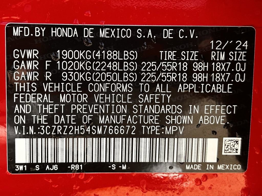 Used 2025 Honda HR-V Sport image 35