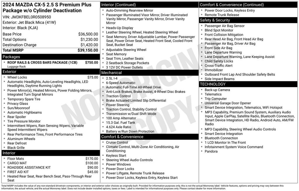 Certified 2024 MAZDA CX-5 AWD 2.5 S image 11