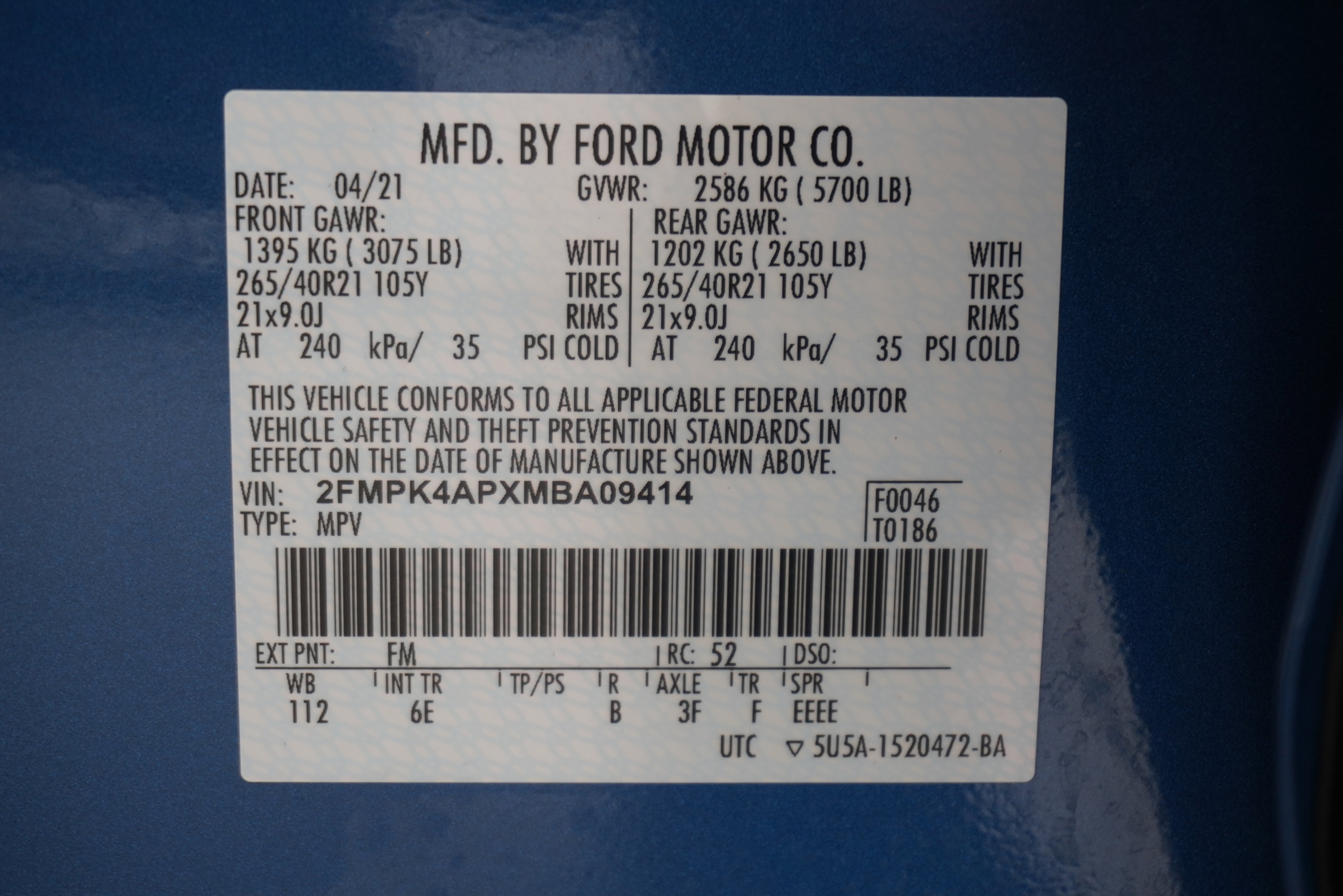 Used 2021 Ford Edge ST w/ Equipment Group 401A image 36