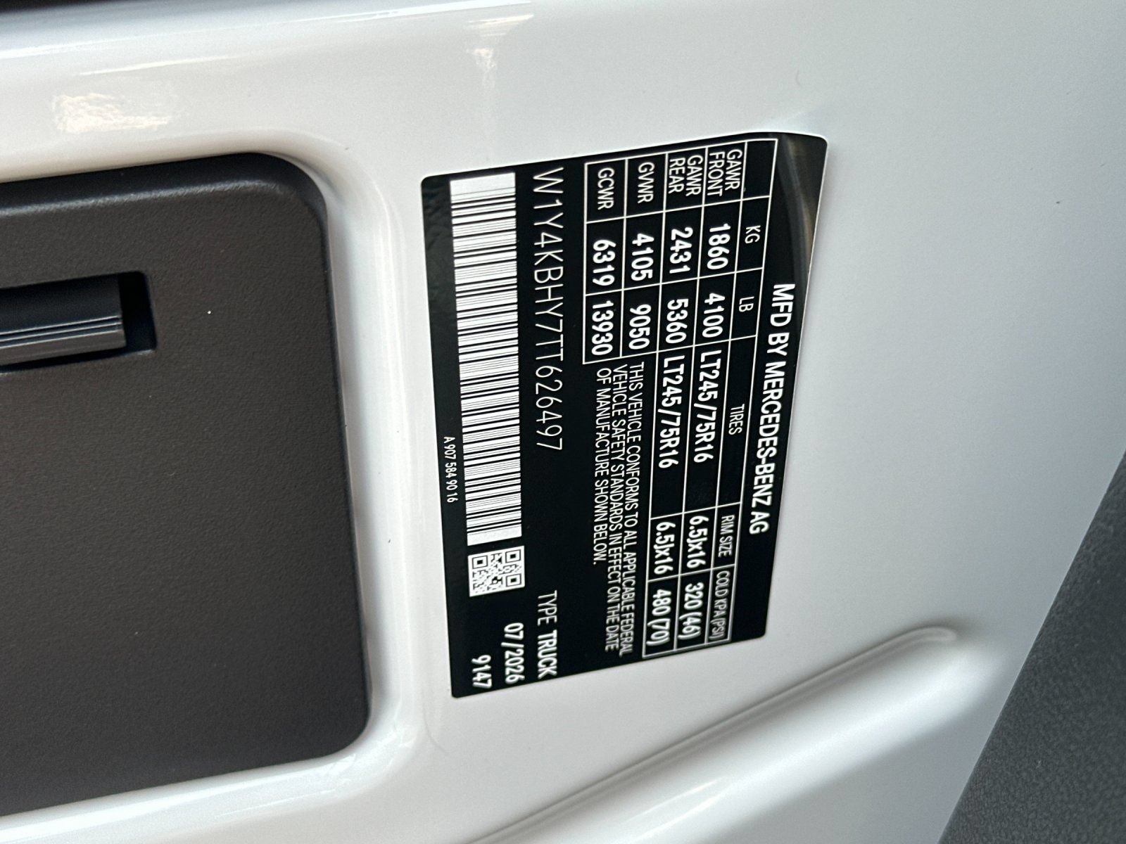 New 2026 Mercedes-Benz Sprinter 2500 image 27
