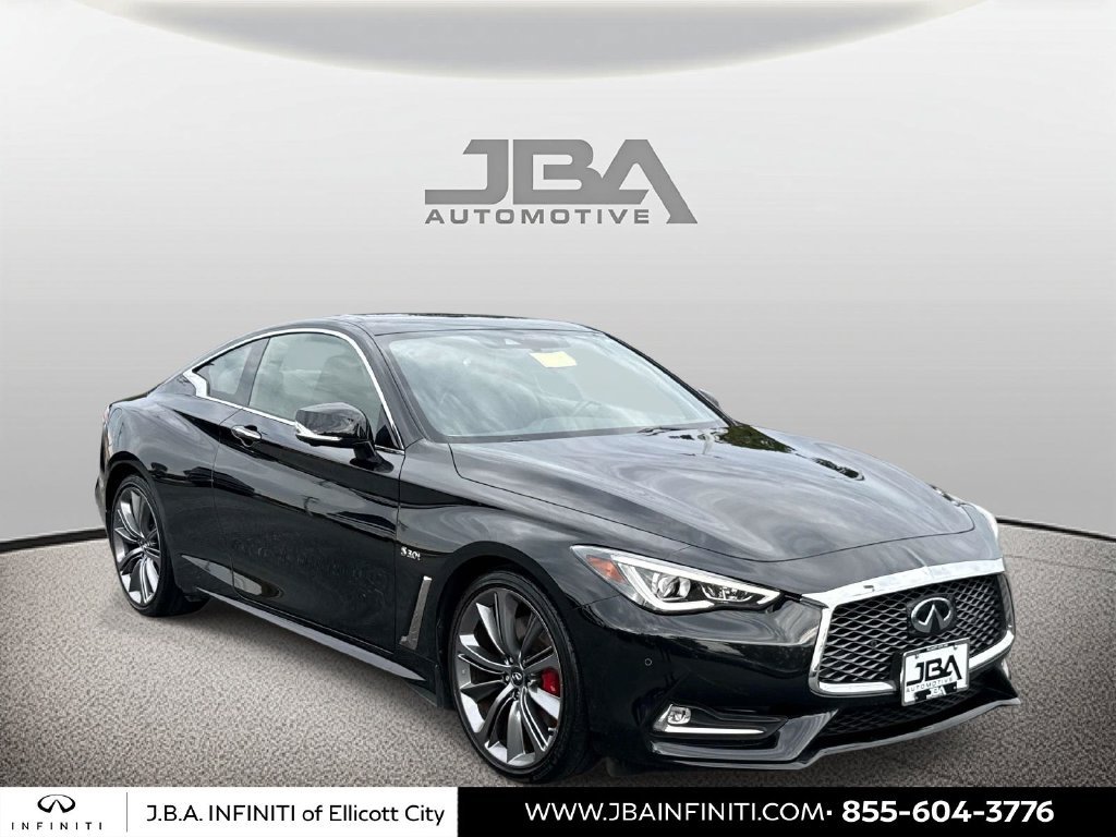 Used 2018 INFINITI Q60 Red Sport 400 w/ Sensory Package 3.0T Sport AWD/4WD image 1