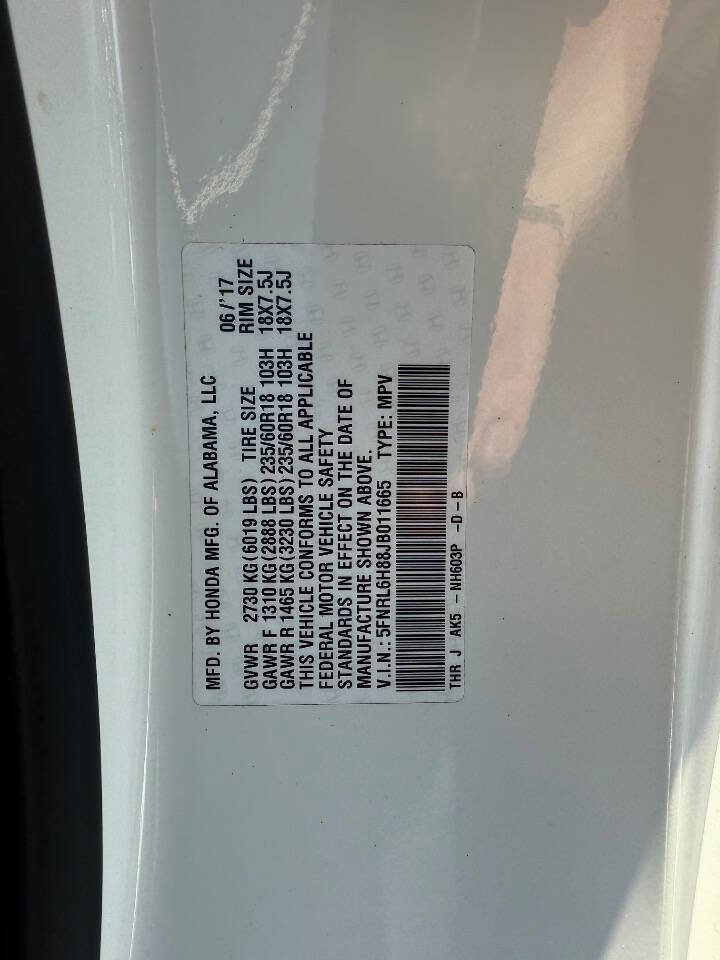 Used 2018 Honda Odyssey Touring image 31
