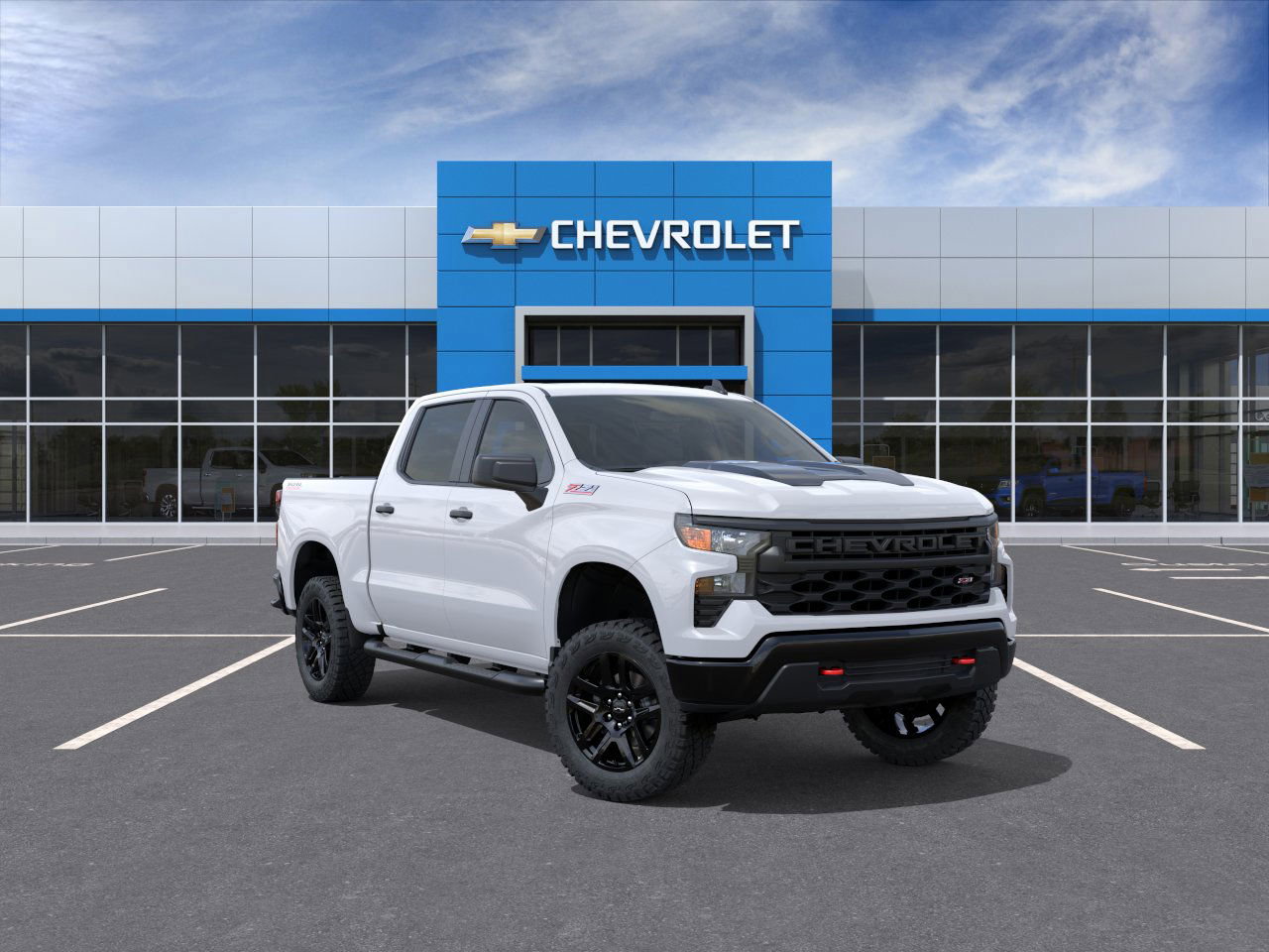 New 2026 Chevrolet Silverado 1500 Custom Trail Boss w/ LPO, Dark Essentials Package