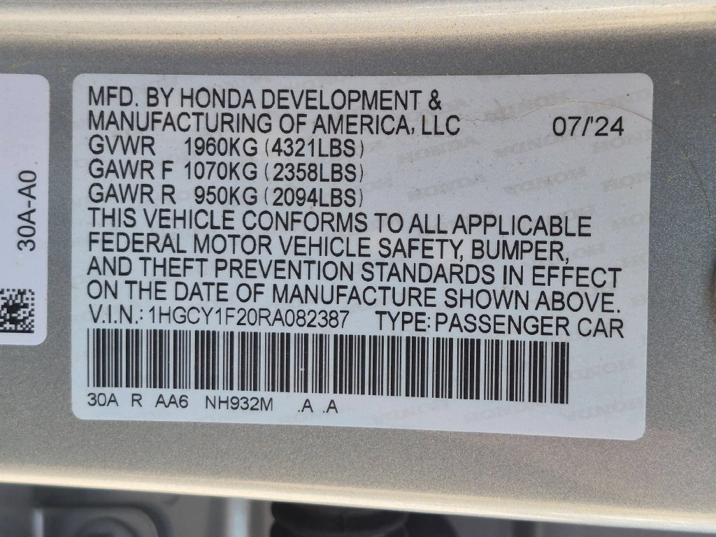 Used 2024 Honda Accord LX image 30