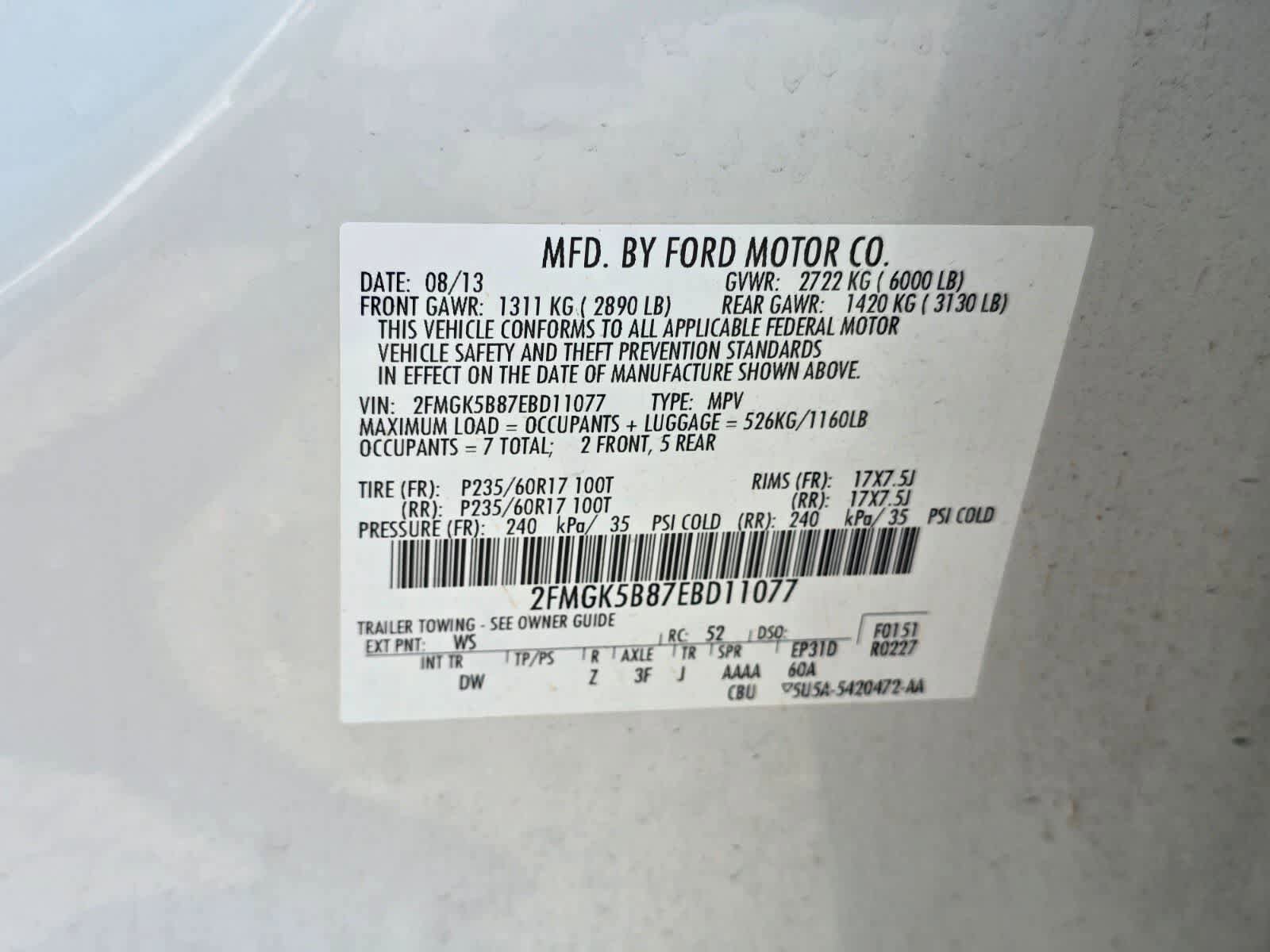 Used 2014 Ford Flex SE FWD image 18