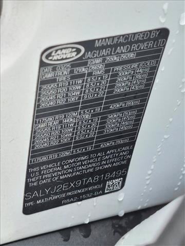 Certified 2026 Land Rover Range Rover Velar S AWD/4WD image 26