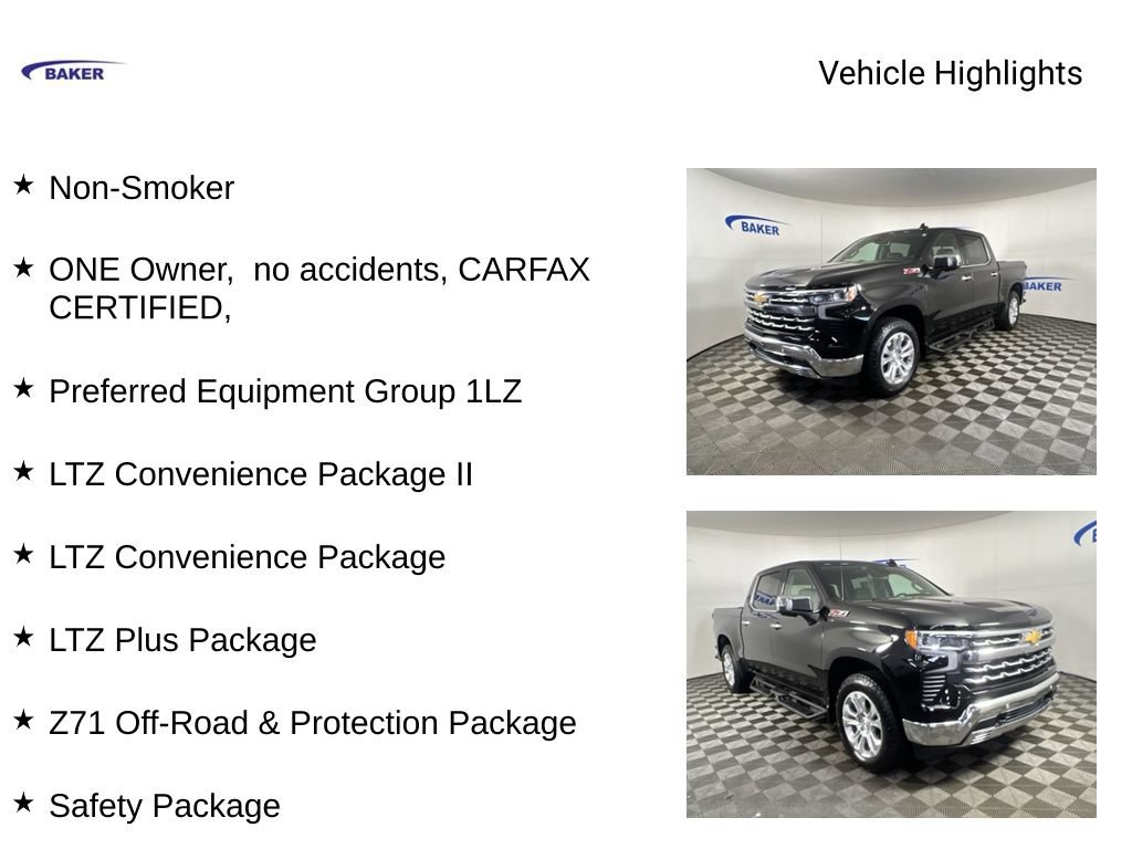 Certified 2023 Chevrolet Silverado 1500 LTZ AWD/4WD image 4