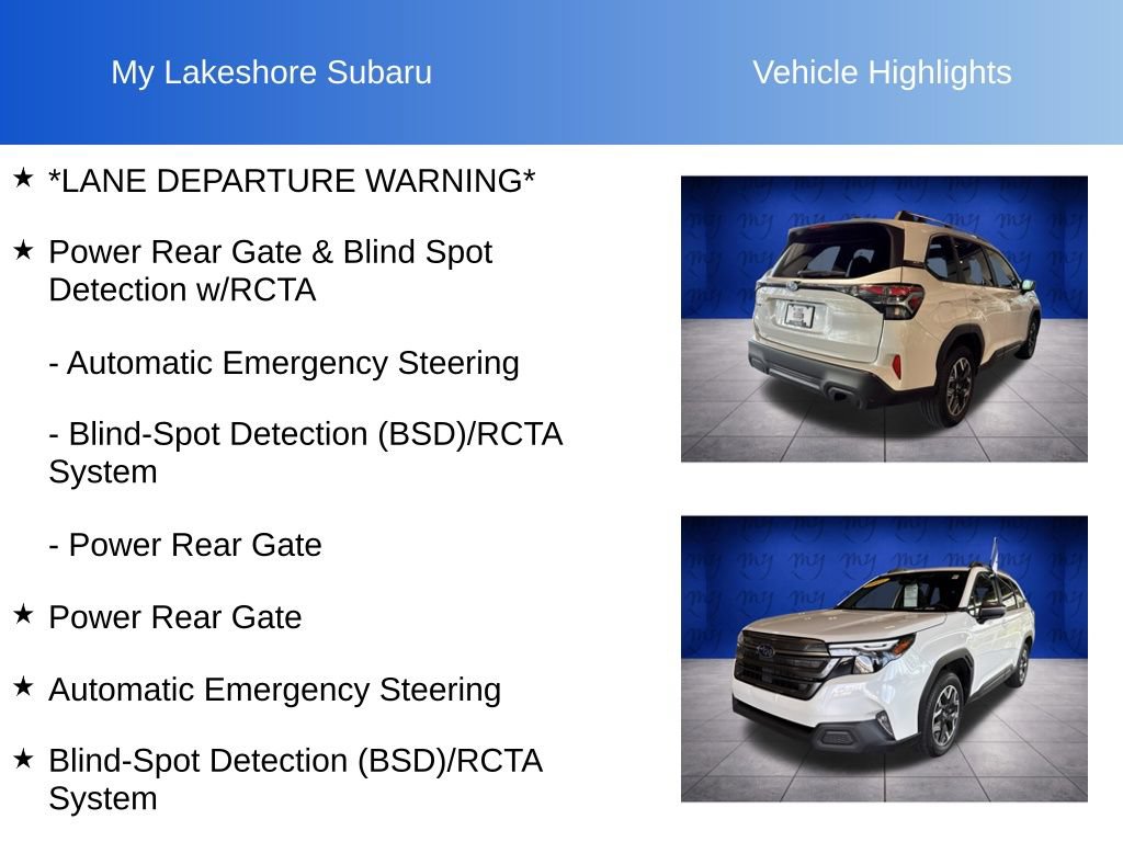 Certified 2025 Subaru Forester Premium AWD/4WD image 7