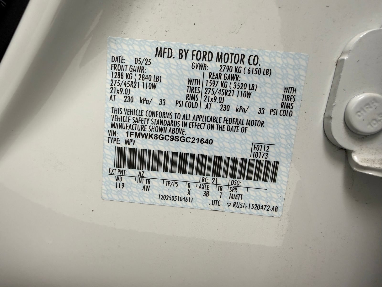Used 2025 Ford Explorer ST w/ Sun And Sound Package AWD/4WD image 18
