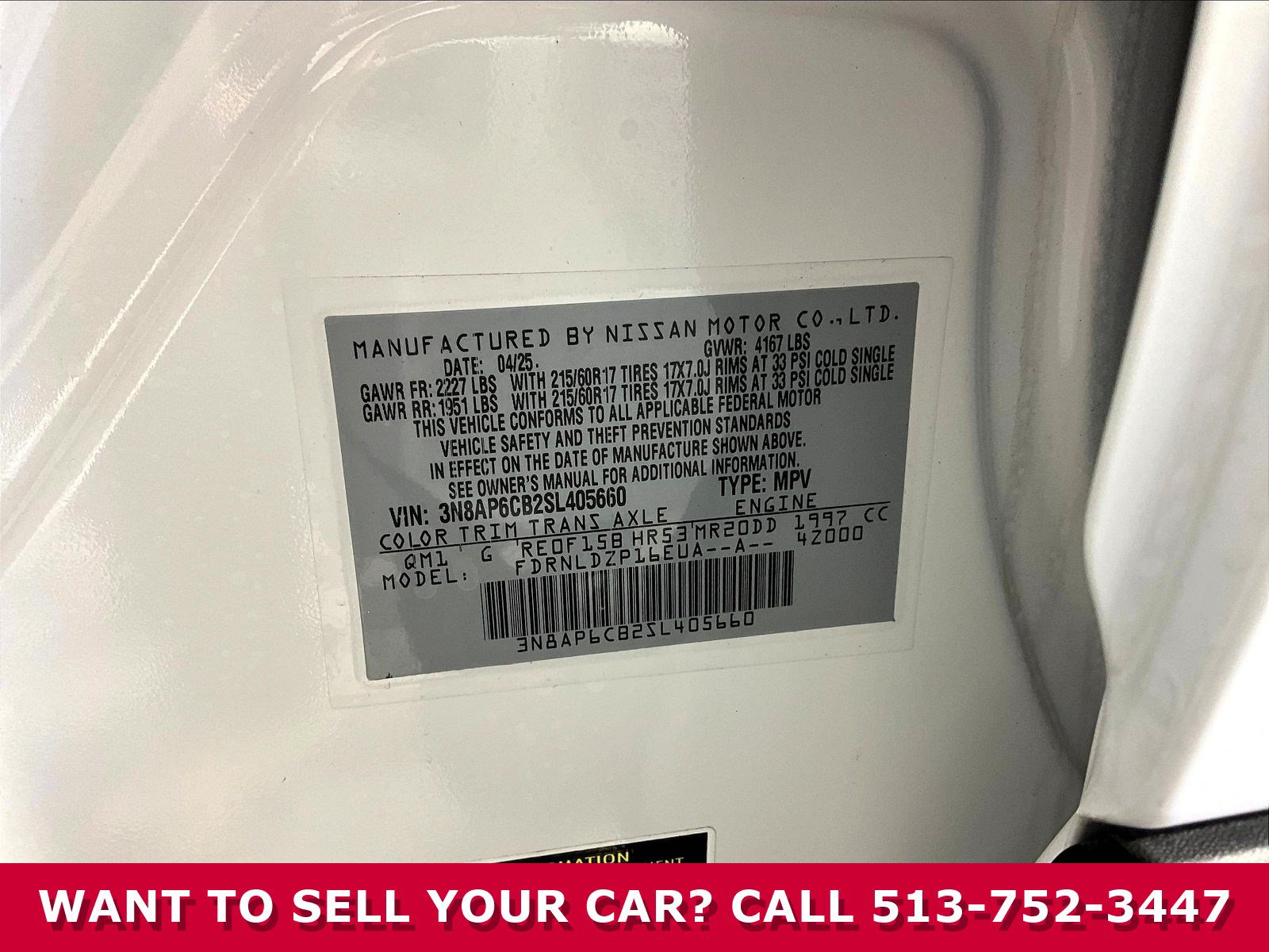 Certified 2025 Nissan Kicks SV AWD/4WD image 17