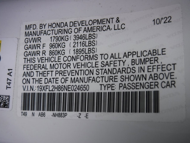 Used 2022 Honda Civic Sport image 29