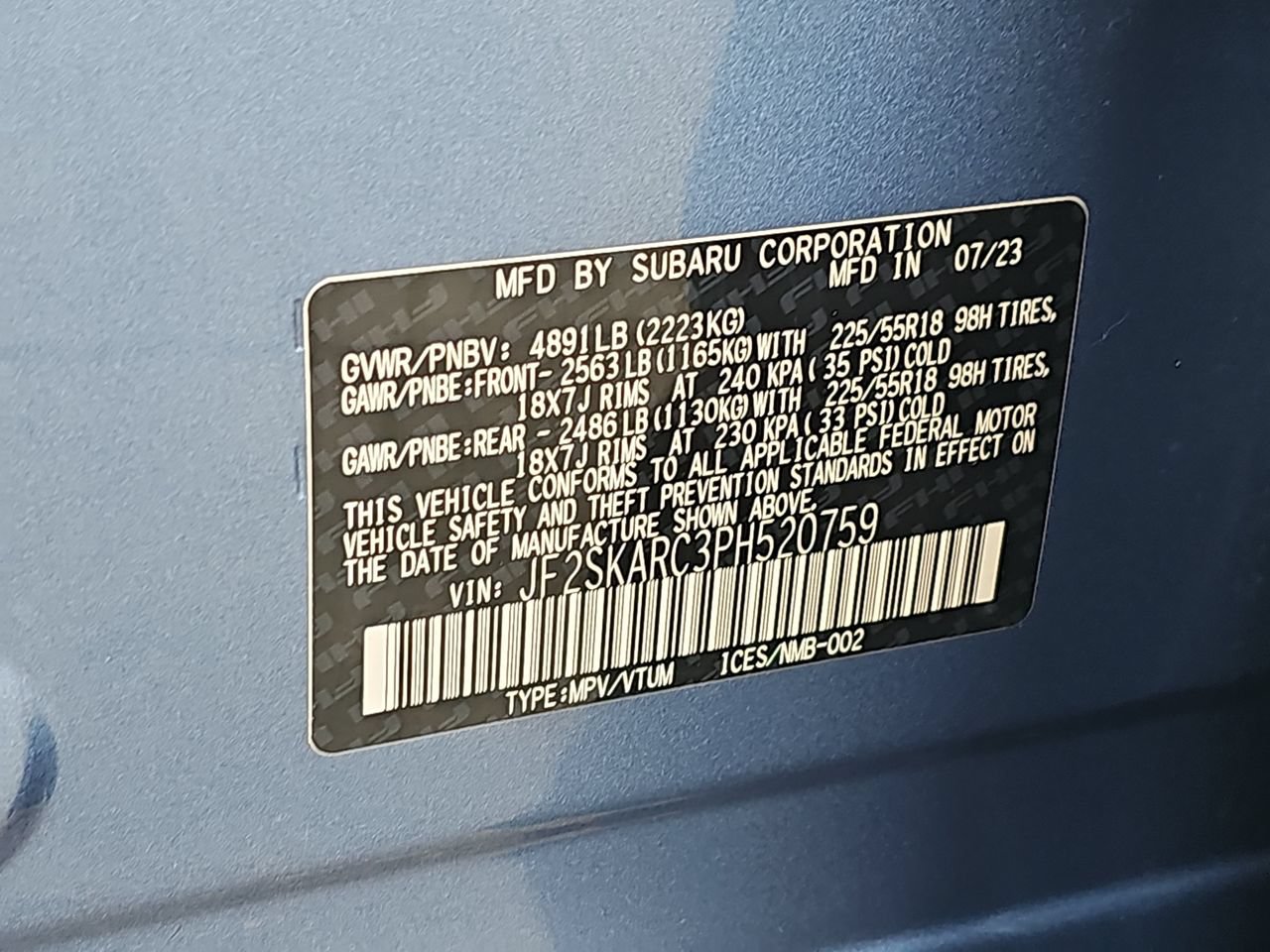 Certified 2023 Subaru Forester Touring AWD/4WD image 45