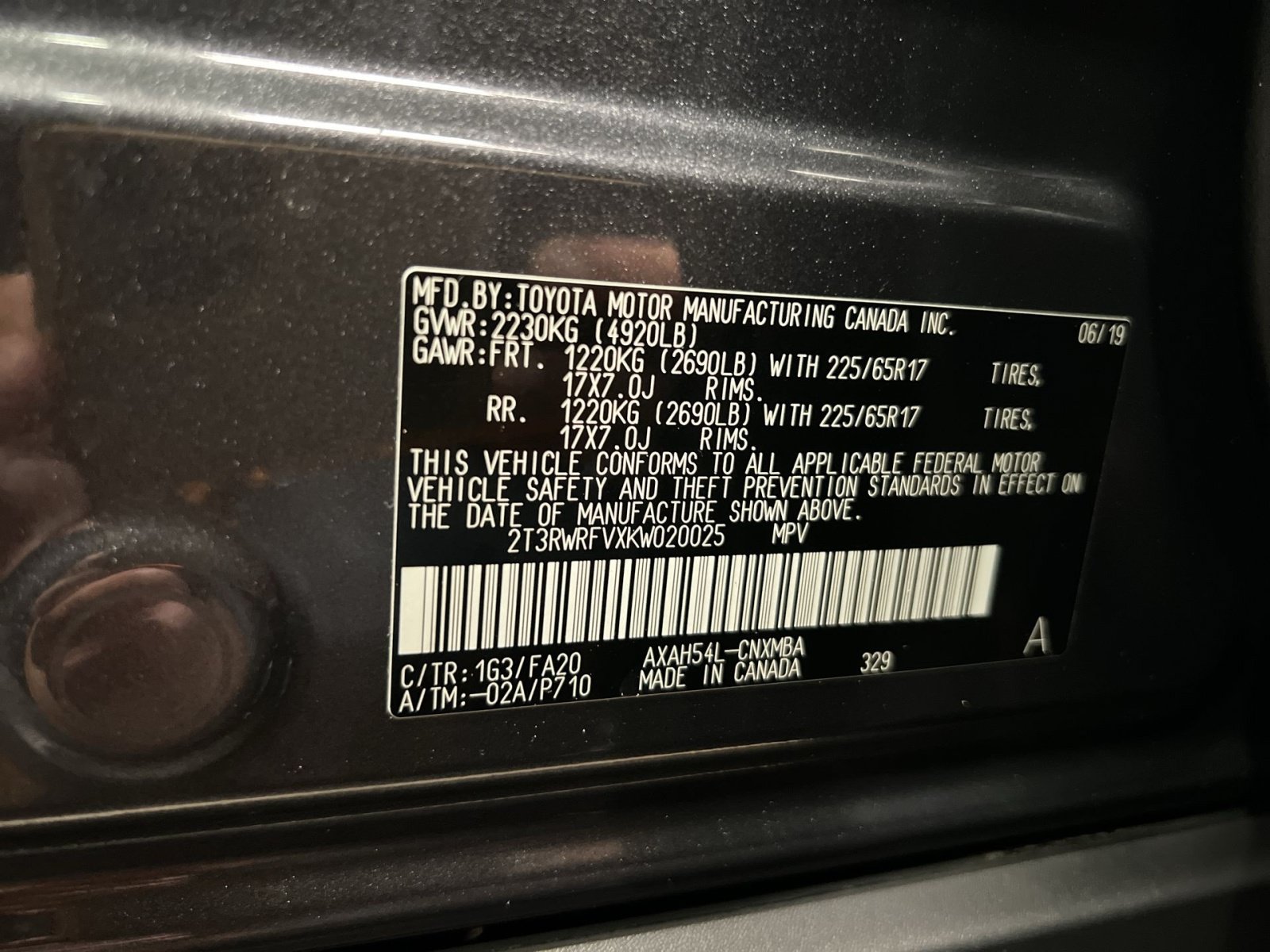 Used 2019 Toyota RAV4 XLE w/ Carpet Mat Package AWD/4WD image 26