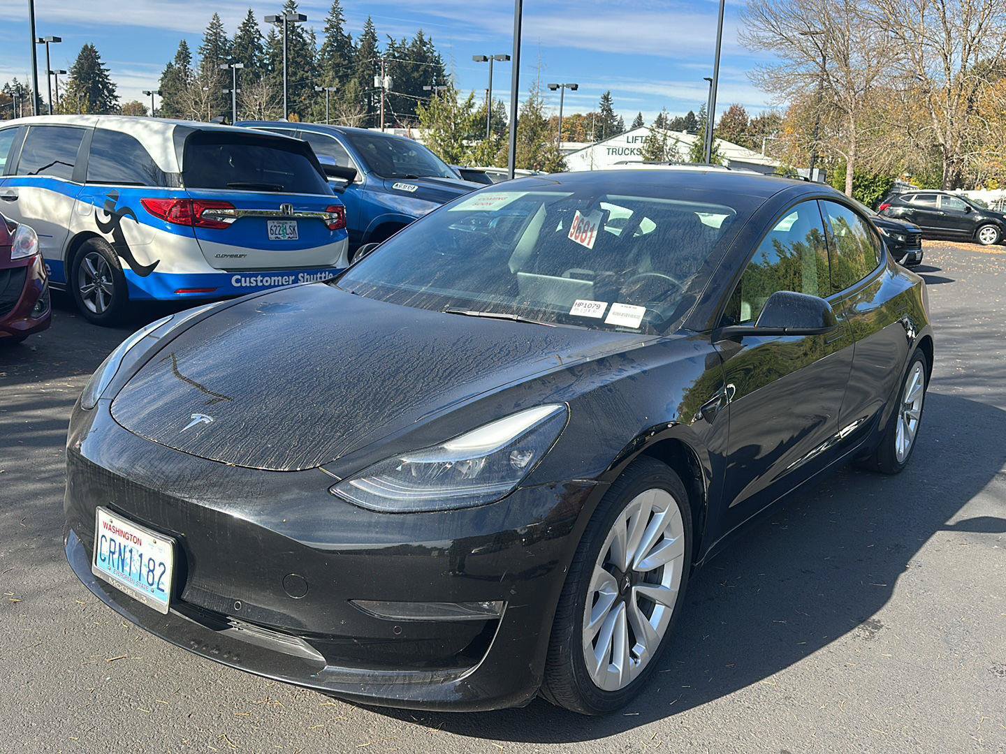 Used 2021 Tesla Model 3 Long Range AWD/4WD image 1