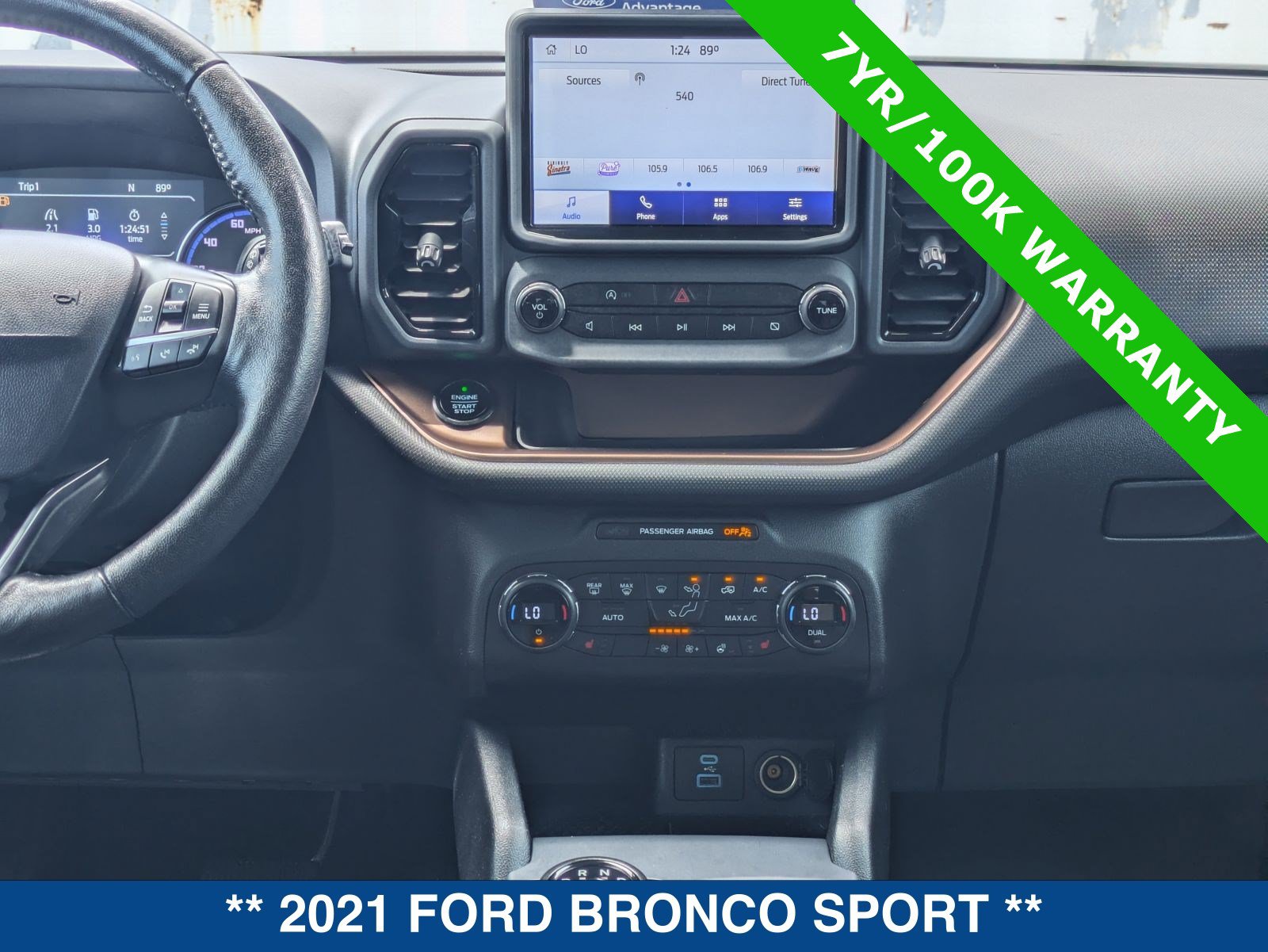 Certified 2021 Ford Bronco Sport Outer Banks AWD/4WD image 19